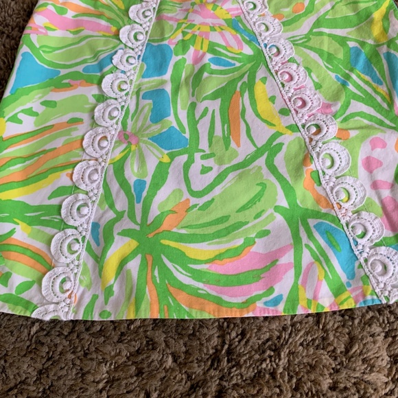 Lilly  Pulitzer Floral Baby Girl Sleeveless Shift Dress 12-18m No Bloomers - Picture 7 of 12